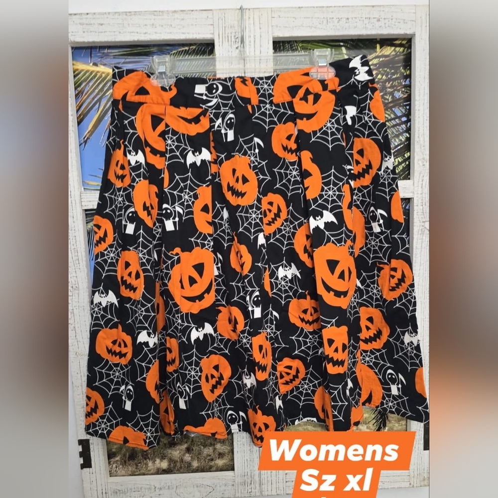 Womens Halloween Skirt sz xl 🎃